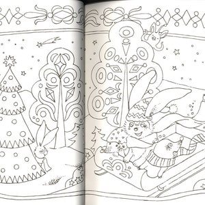 Animal's Fantasy Season Coloring Book Japanese Coloring - Etsy