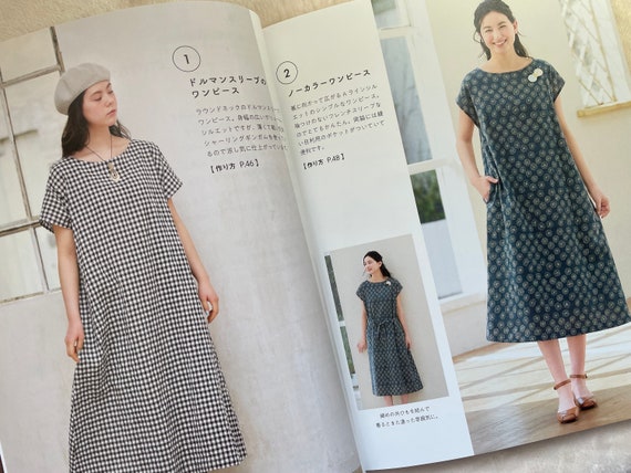 Everyone Loves One Piece Dresses - Japanese Dress Pattern Book - Etsy