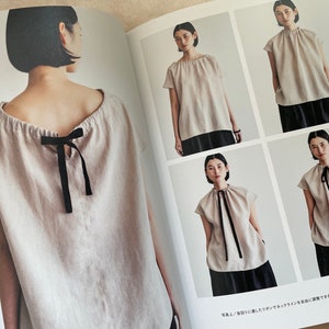 Clothings from Fog Linen Work Japanese Dress Pattern Book image 2