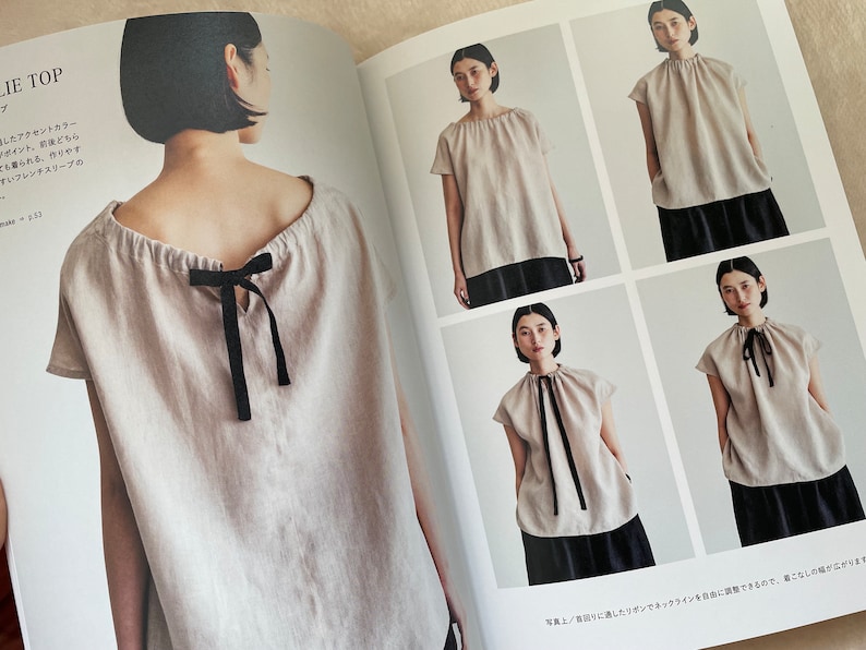 Clothings from Fog Linen Work Japanese Dress Pattern Book image 2