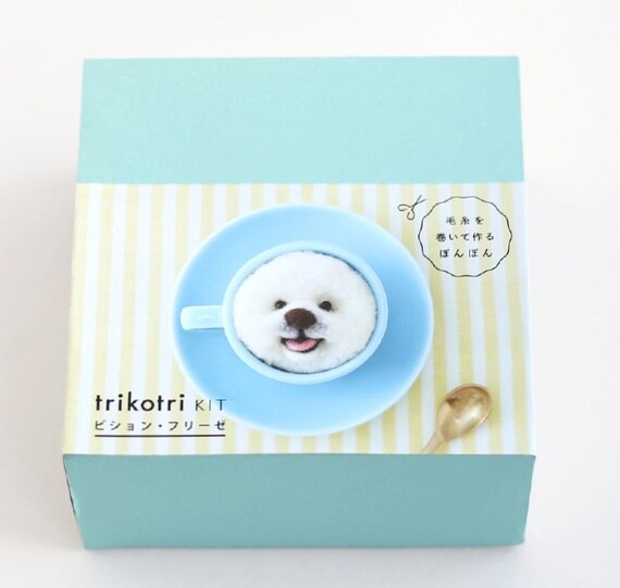 English Instruction A Kit To Make 2 Pom Poms Of Bichon Frize Etsy Singapore