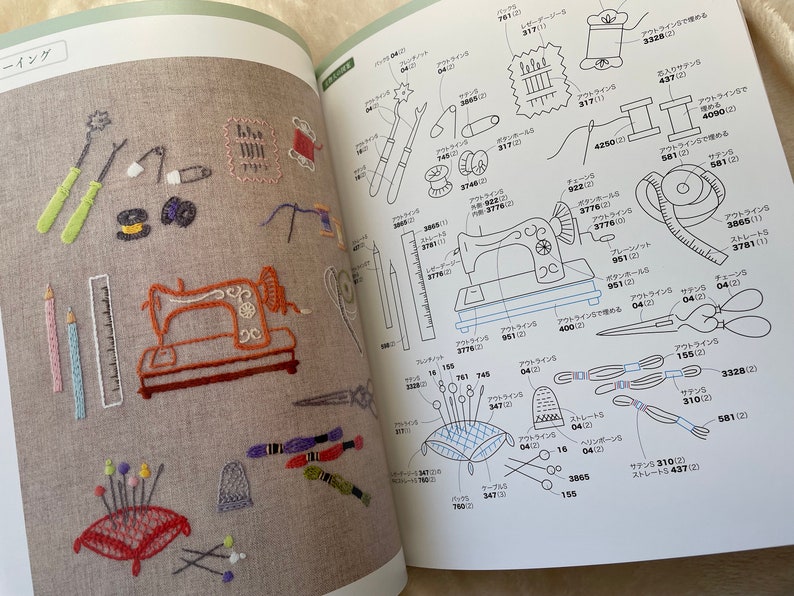Embroidery Lesson Book by Atelier Fil Japanese Craft Book image 7