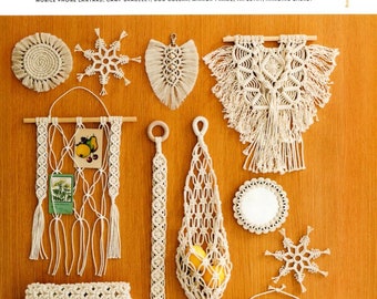 One Day Macrame Pattern Book - Japanese Craft Book