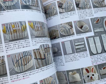 紙バンドで作る動物かご＆季節の飾り - 日本のクラフトブック - Etsy 日本