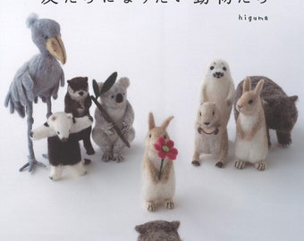 Cute FELT Wool Animals by Higuma - Japanese Craft Book