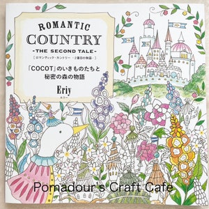 Eriy's Romantic Country Coloring Book Second Tale - Japanese Coloring Book