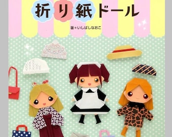 Muñecas de origami y sus vestimentas - Libro de manualidades japonesas