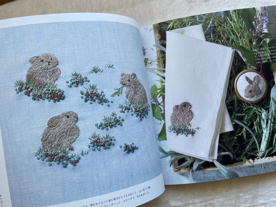 森本まゆか著『北欧の動物刺繍図案集』 - 日本の手芸本 - Etsy 日本