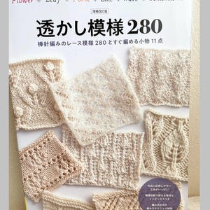 Livro de Padrões de Tricô 280 - Livro de Artesanato Japonês