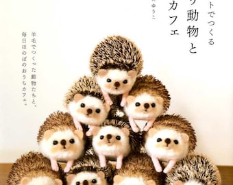 Wool Felt Animals and Cute Cafe Zakka Home Items by Yuko Sakuda  - Japanese Craft Book