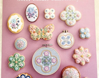 Cute Icing Cookie Design Embroidery - Japanese Craft Book NW