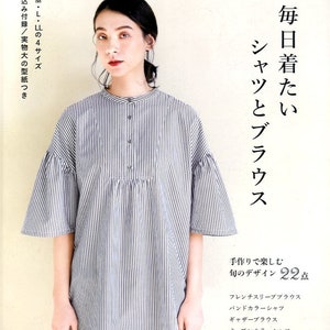 Shirts and Blouses that I want to wear everyday - Japanese Craft Pattern Book