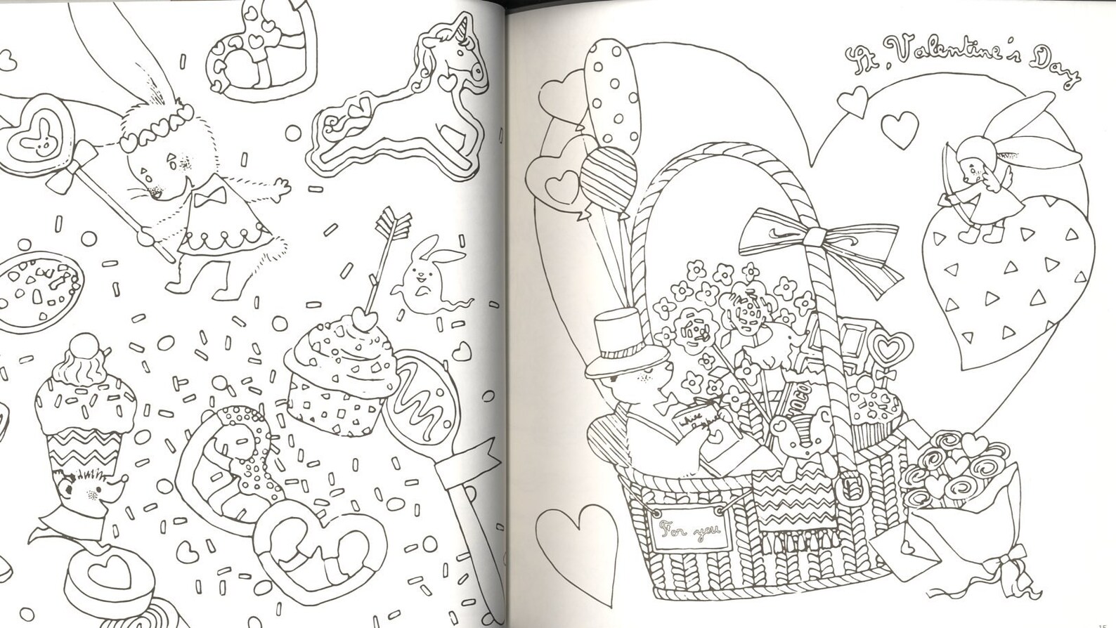 Animal's Fantasy Season Coloring Book Japanese Coloring | Etsy