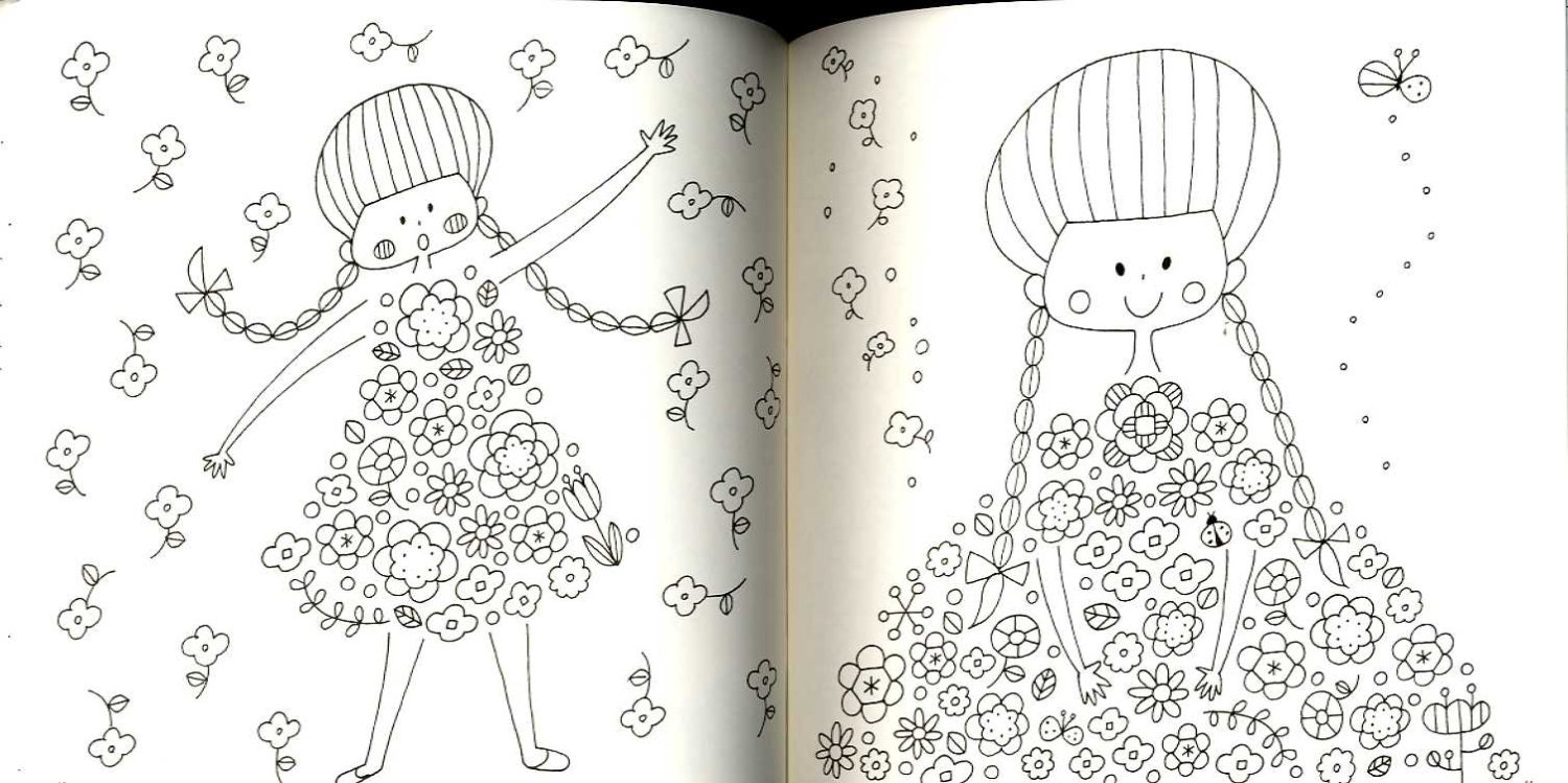Livre de coloriage par Mizutama Livre japonais  Etsy