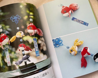 Seasonal Chirimen Items and Tsurushi Mobiles - Japanese