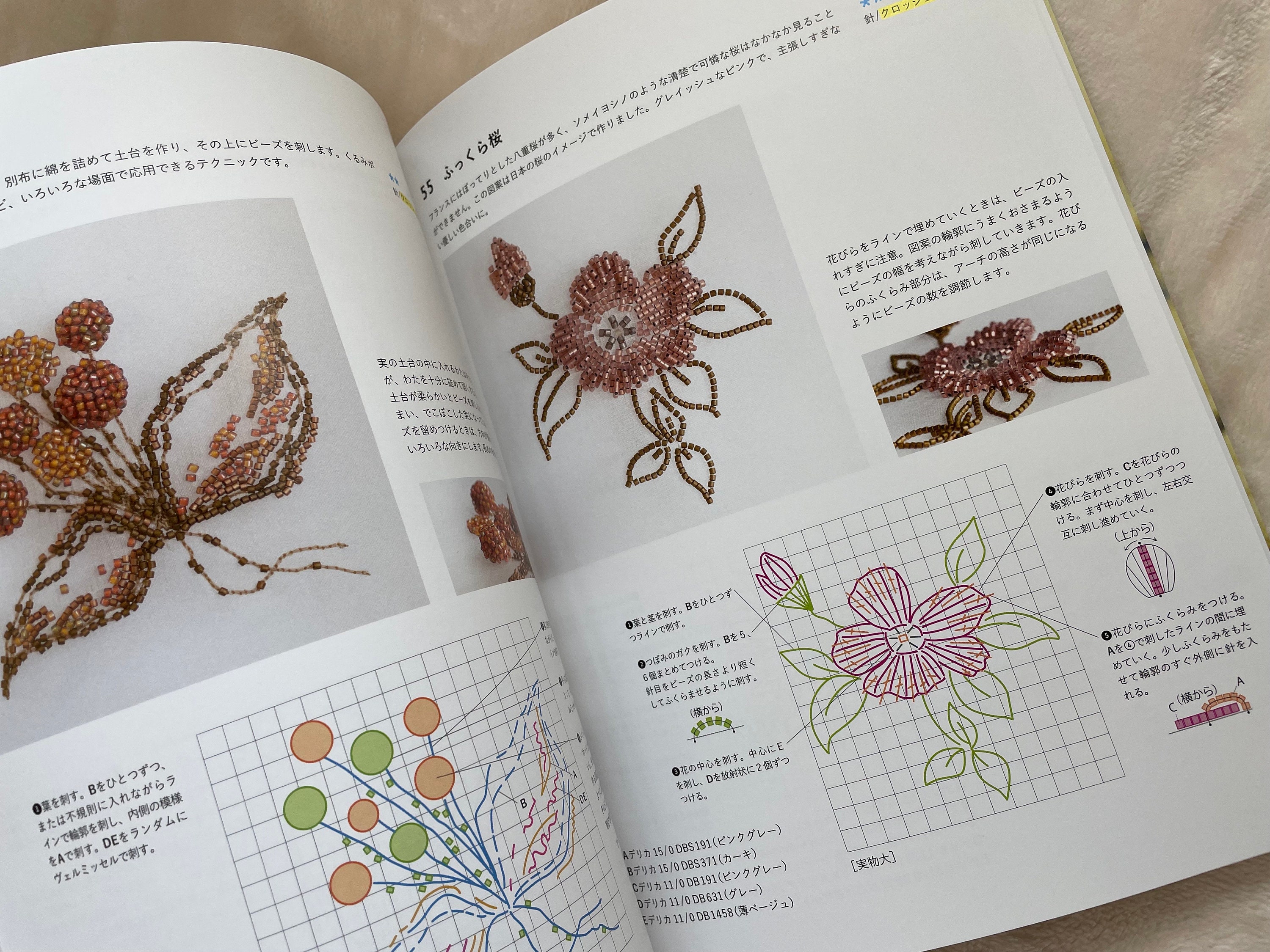 Bead Embroidery Broderie D'art - Japanese Craft Book - Etsy
