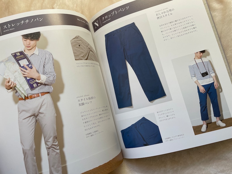 MEN'S Clothes for All Seasons Japanese Craft Book MM image 8