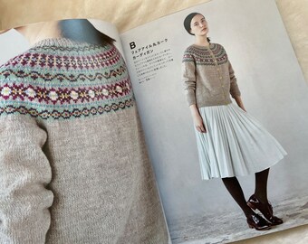 風工房フェアアイルと北欧の編み物アイテム - 日本の手芸本 - Etsy 日本