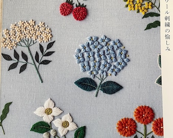 The Pleasure of Wool Embroidery - Japanese Craft Book