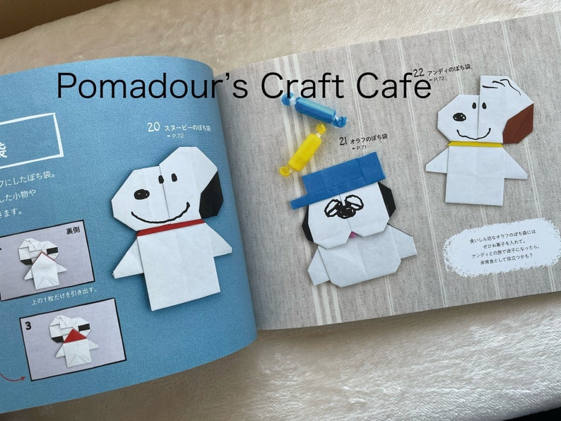 Andy Origami Snoopy Origami - Japanese Craft Book - Etsy