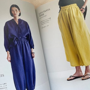 Clothings from Fog Linen Work Japanese Dress Pattern Book image 7