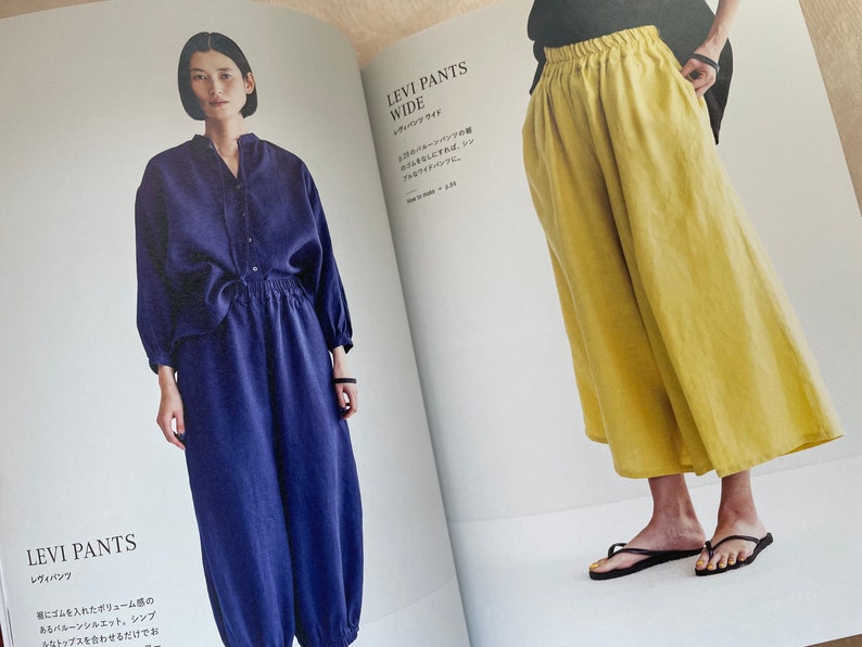 Clothings from Fog Linen Work Japanese Dress Pattern Book image 7