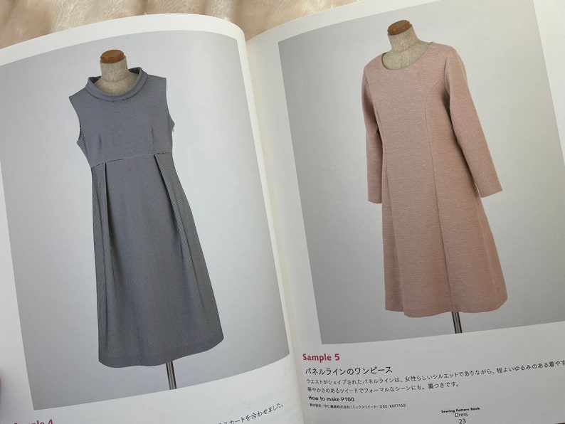 Sewing Pattern Book Dress Japanese Craft Pattern Book image 8