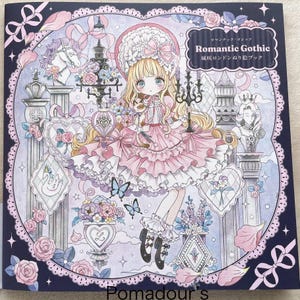 Romantic Gothic Coloring Book - Japanese Coloring Book