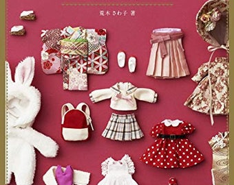 Doll Sewing Book 11cm Girl Doll Obitsu Body Outfit - Japanese Craft Book