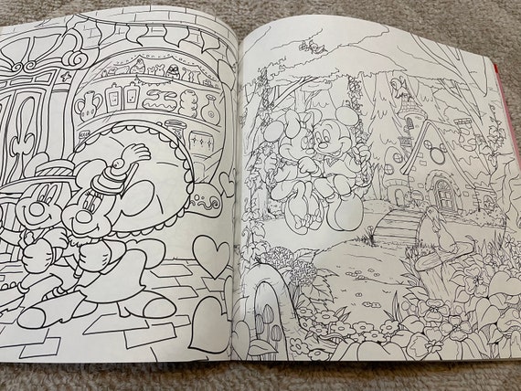 Disney's Gorgeous Girls Coloring Lesson Book Japanese Coloring Book 