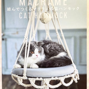 Rede para gatos em macramê - Livro de artesanato japonês