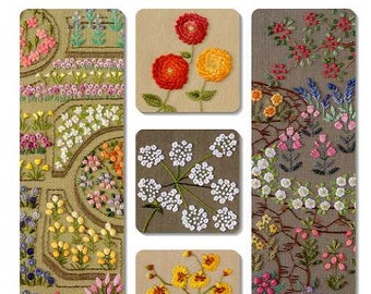 Kawaii Embroidered Flowers - Japanese Craft Book