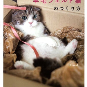 I love to make them mine NEEDLE Felt Realistic CATS - Japanese Craft Book MM