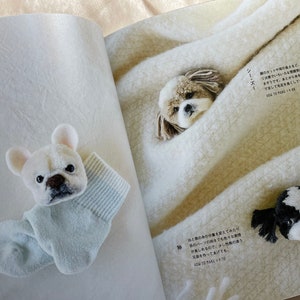 Cute Dog Pom Poms by Trikotri Japanese Craft Book image 4