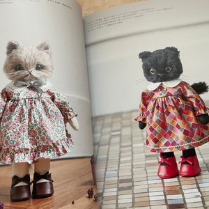 DRESS Up Stuffed Animal Cats Japanese Craft Book image 3