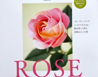 Vackra origamirosor med DVD-instruktioner - Japansk pysselbok