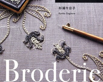 Broderie d'art de broderie de perles - Livre d'artisanat japonais