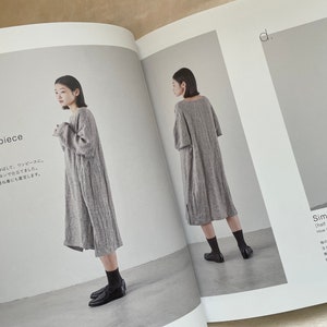 SIMPLE Chic vêtements pour adultes Livre de patrons d'artisanat japonais image 3