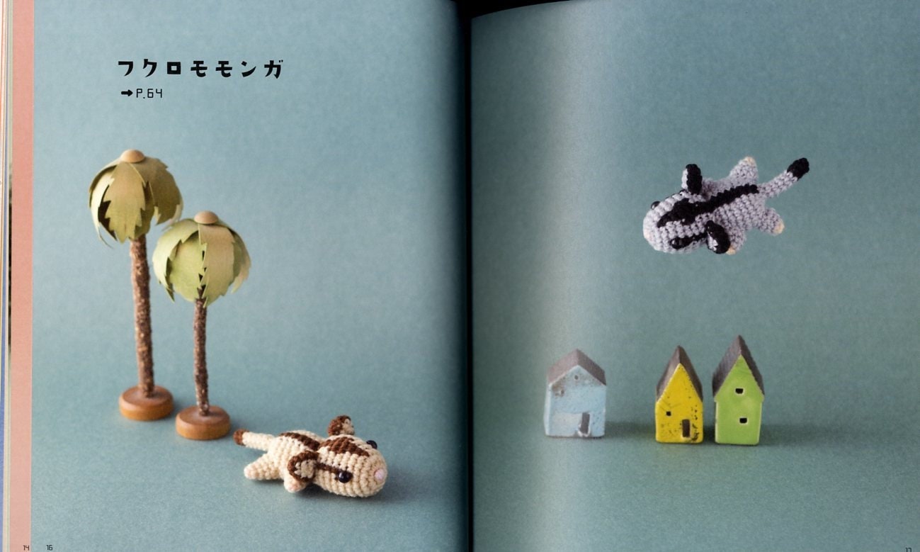 Japanese Crochet Book 100 Cute Miniature Knitted With Crochet PDF 