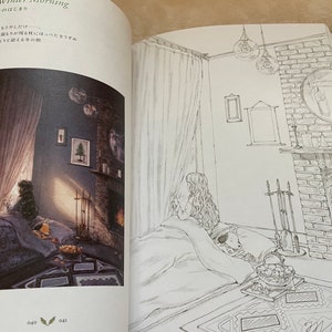FOREST Girl’s Coloring Book Vol 2 My Own Time - Japanese Coloring Book (NP) image 2