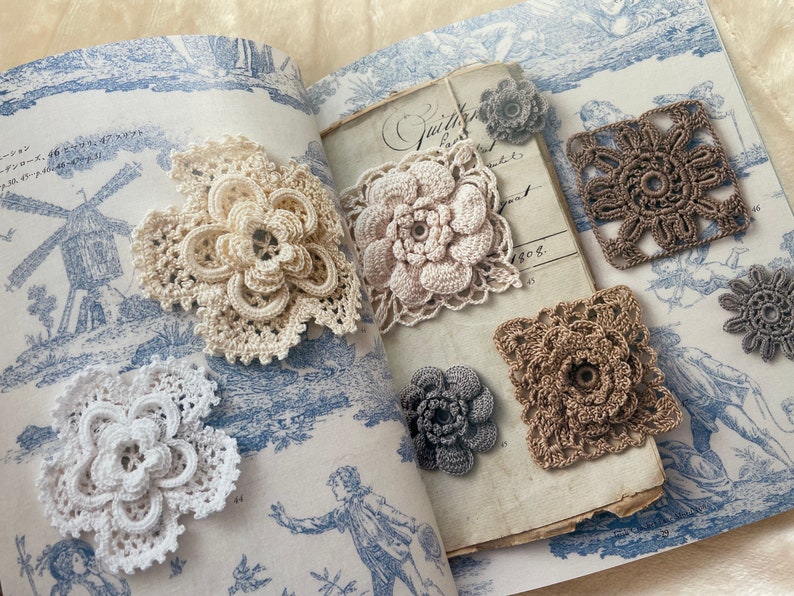 Irish Crochet Lace Motifs 100 Japanese Craft Book image 6