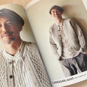 ARAN Knit Clothes that you love in your lifetime Japanese Craft Book image 5