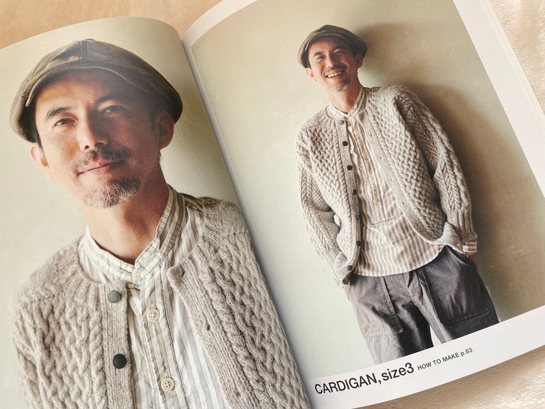 ARAN Knit Clothes that you love in your lifetime Japanese Craft Book image 5