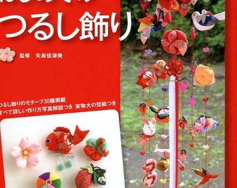 Prachtige traditionele Japanse Chirimen Mobiles - Japans handwerkboek MM