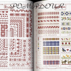 CROSS STITCH Items at handicraft shop in Paris Ma Mercerie Au Point De Croix Japanese Version Japanese Craft Book image 8