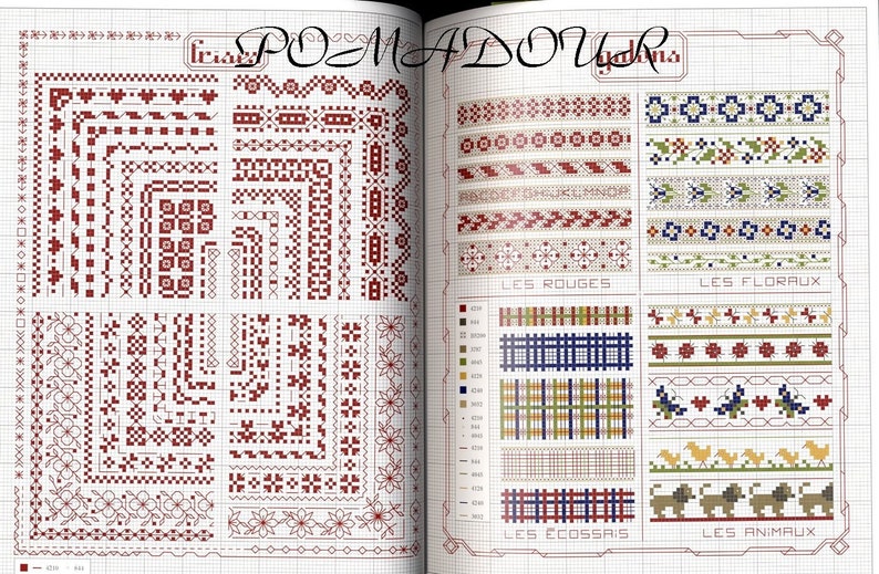 CROSS STITCH Items at handicraft shop in Paris Ma Mercerie Au Point De Croix Japanese Version Japanese Craft Book image 8