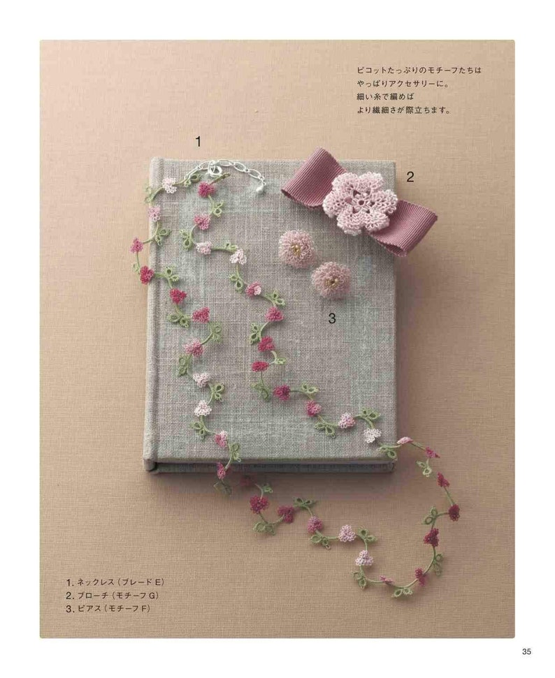 Tatting Lace Japanese Craft Book Etsy Sweden