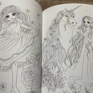 Livre de coloriage filles et chats modernes Nelco Neco Livre de coloriage japonais image 9