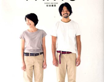 MENS PANTS by Sunday and Sons - Japanese Craft Book