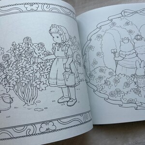 Alice and Dinah's Adventures in Wonderland Coloring Book - Japanese Coloring Book image 5